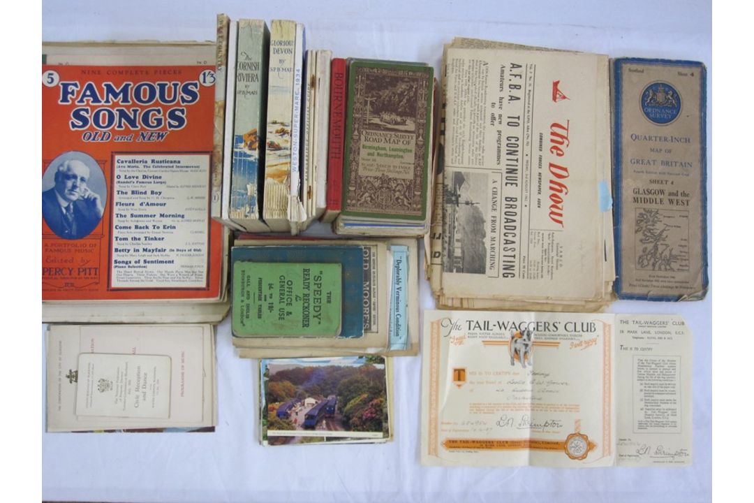 Quantity of ephemera to include various Ordnance Survey and other maps, various travel guides to - Image 1 of 3