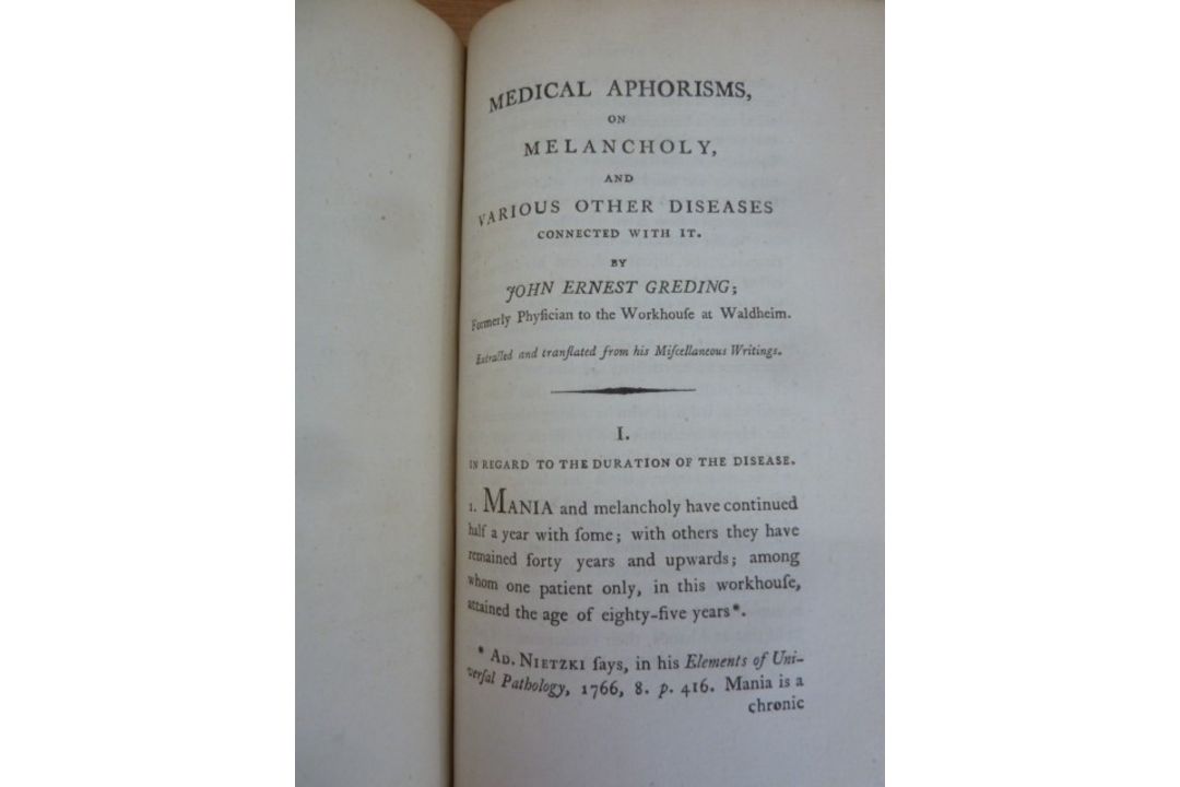Crichton, Alexander " An Enquiry into the Nature and Origin of Mental Derangement. Comprehending A - Image 22 of 52