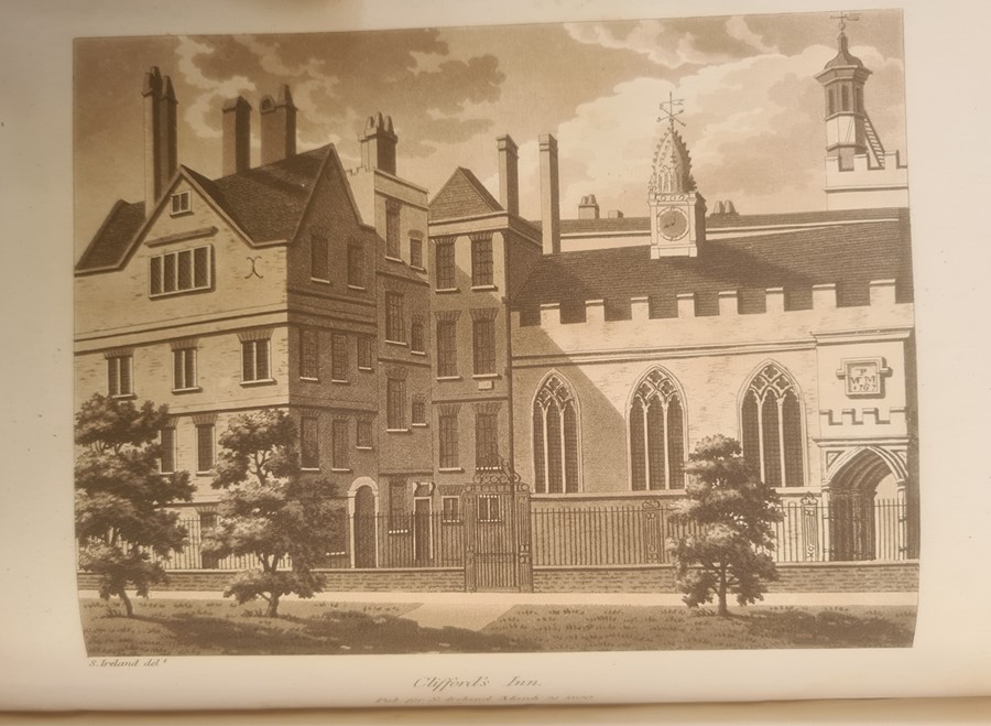Ireland, Samuel " Picturesque Views with An Historical Account of the Inns of Court in London and - Image 12 of 12