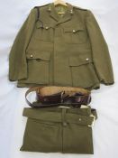 Please note amendment: Military uniform for Major Laurence Bamber of the Royal Signals, with Russian