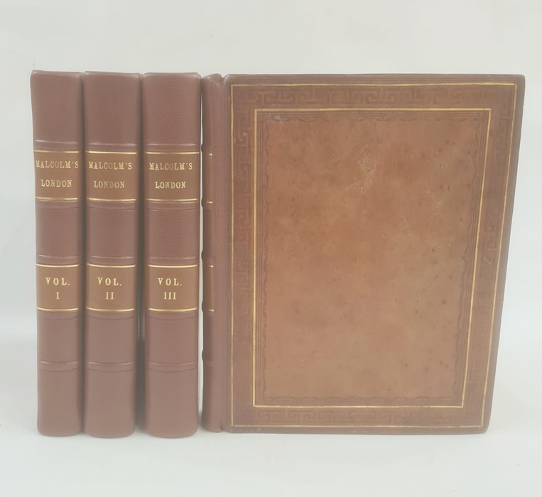 Malcolm, James Peller  "Londinium Redivivum or an Antient History a Modern Description of