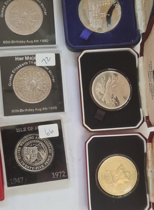 Silver proof 1985 £1 (no cert) Tower of London nickel silver, commemorative, silver proof Isle of - Image 6 of 6