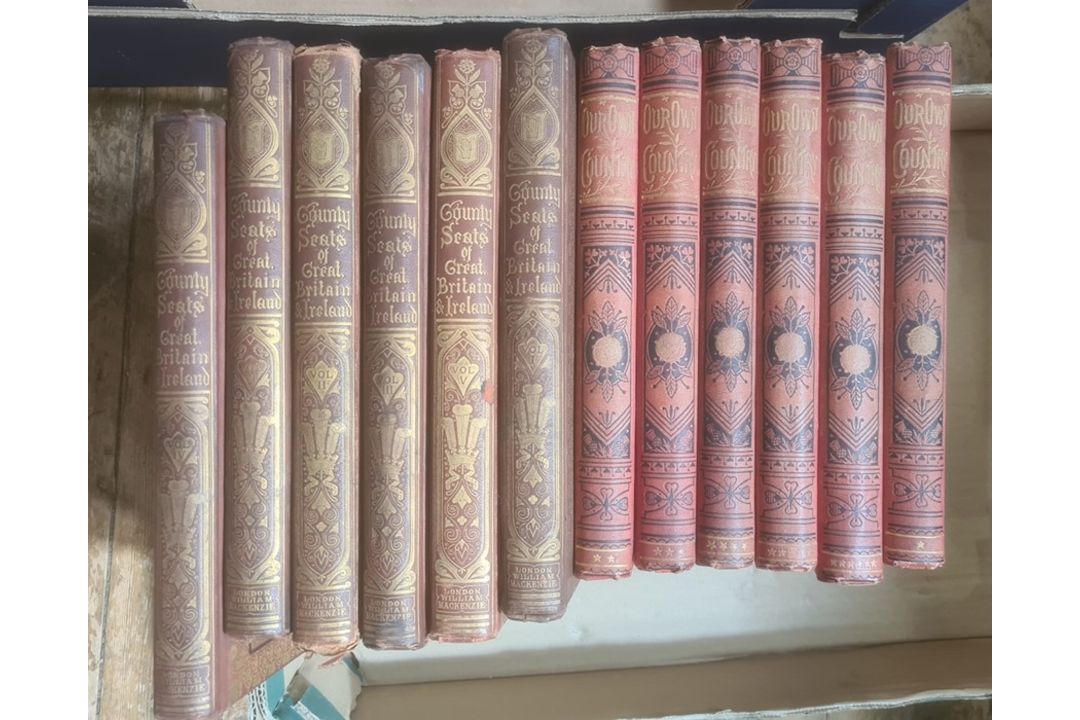 Fine binding sets to include:- "The County Seats of Noblemen and Gentleman of Great Britain and - Image 1 of 2