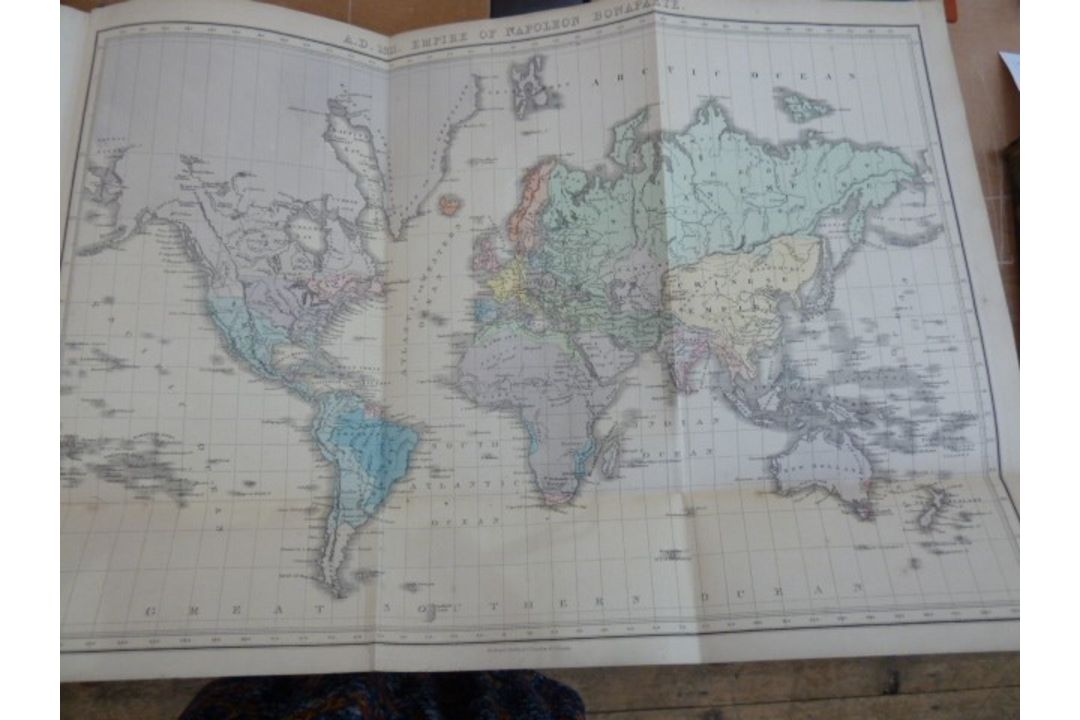 Quin Edward " An Atlas of Universal History;  in a series of maps..." engraved by Sidney Hall, New - Image 19 of 40