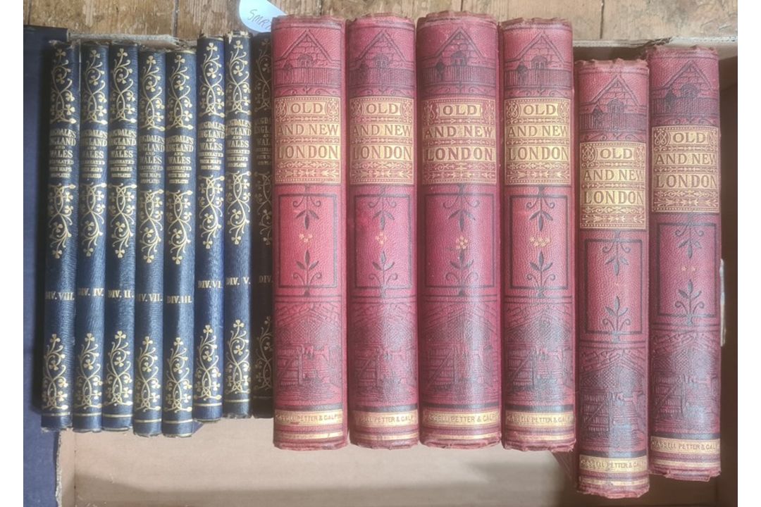 Fine binding sets to include:- "The County Seats of Noblemen and Gentleman of Great Britain and - Image 2 of 2