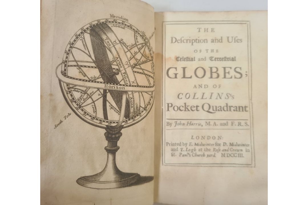 Harris John " The Description and Uses of Celestial and Terrestrial Globes and Collins's Pocket - Image 3 of 8