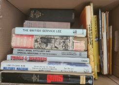 Militaria, two boxes of books on the subject of war, to include Mano Ziegler 