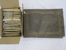 Quantity of early to mid 20th century postcards including UK holiday destinations, seasons