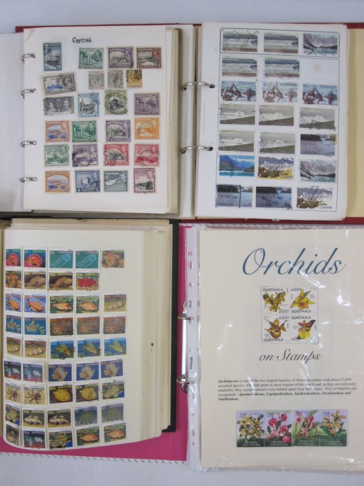 Eight albums of stamps, miscellaneous material, mostly Commonwealth, Cyprus, Ceylon, Australia, - Image 2 of 2