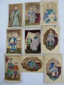 Chinese Interest - small black and white photographs of China - Kobe, Shanghai, and to include