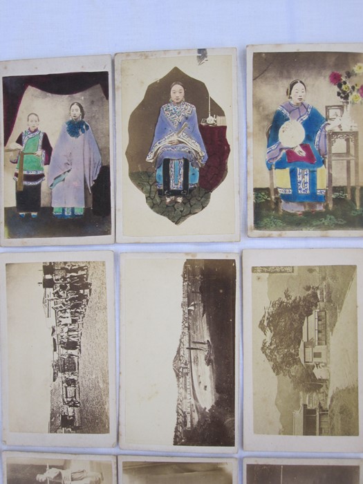 Chinese Interest - small black and white photographs of China - Kobe, Shanghai, and to include - Image 7 of 21
