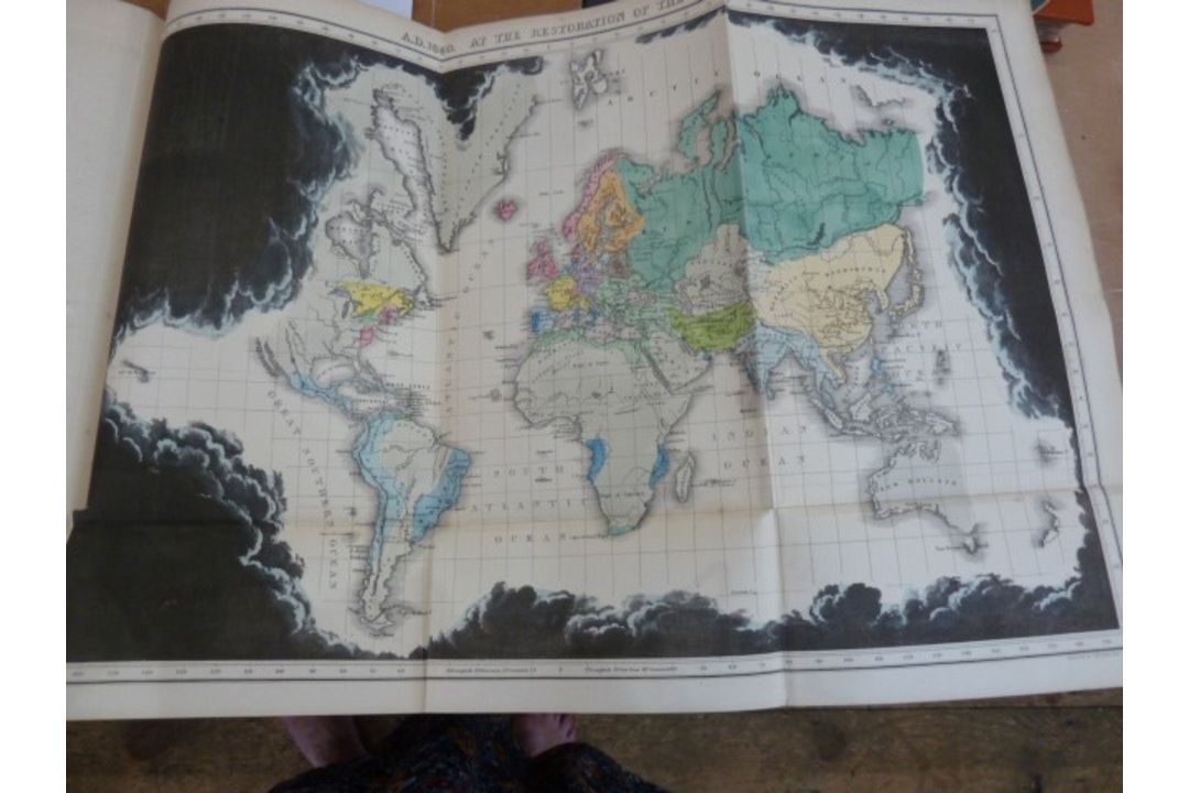 Quin Edward " An Atlas of Universal History;  in a series of maps..." engraved by Sidney Hall, New - Image 36 of 40