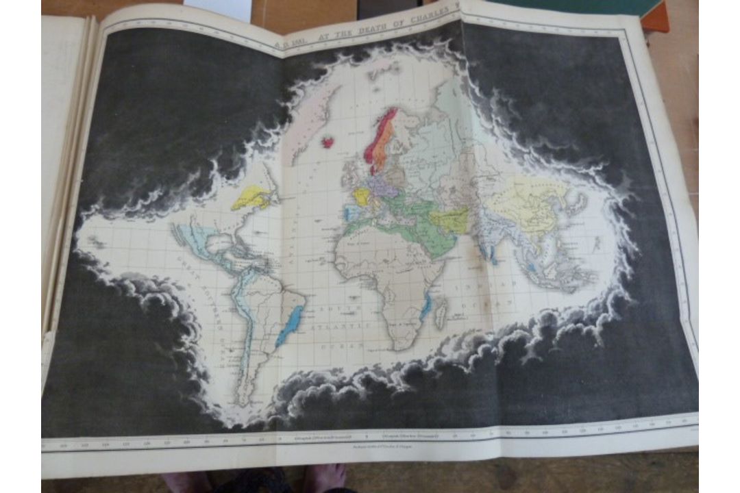 Quin Edward " An Atlas of Universal History;  in a series of maps..." engraved by Sidney Hall, New - Image 17 of 40