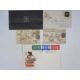 1d black (two margins) on cover, OCT 1840, plus two small envelopes with Indian stamps, 1d black - Image 1 of 9