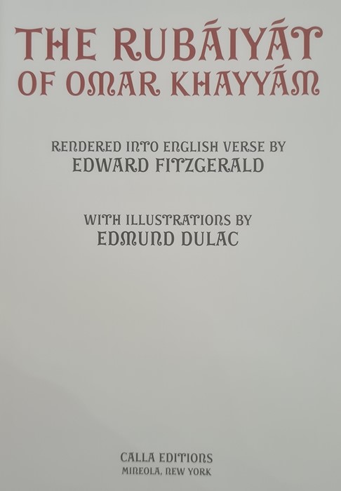 Cadell Mrs ( trans) The Ruba'yat of Omar Khayam" introduction by Richard Garnett, John Lane The - Image 4 of 22