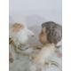 19th century French porcelain figural bonbonniere in Chelsea style modelled with cupid and a - Image 12 of 19