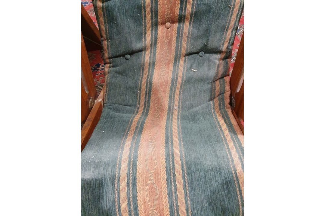 Anglo-Indian campaign chair in the manner of Herbert McNair (1868-1955) Condition ReportSurface - Image 5 of 23