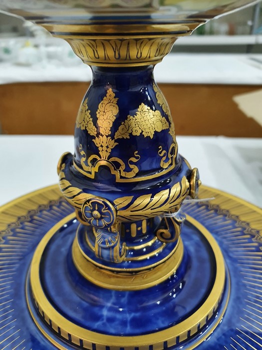 19th century Sevres porcelain presentation tazza or ‘Coupe Cybele’ for the Paris Exposition 1878, - Image 25 of 29