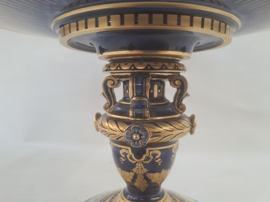 19th century Sevres porcelain presentation tazza or ‘Coupe Cybele’ for the Paris Exposition 1878, - Image 6 of 29