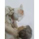 19th century French porcelain figural bonbonniere in Chelsea style modelled with cupid and a - Image 13 of 19