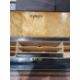 Partly ebonised burrwood 19th century Davenport desk with leather inset to the slope, 57cm x 90cm - Image 8 of 9