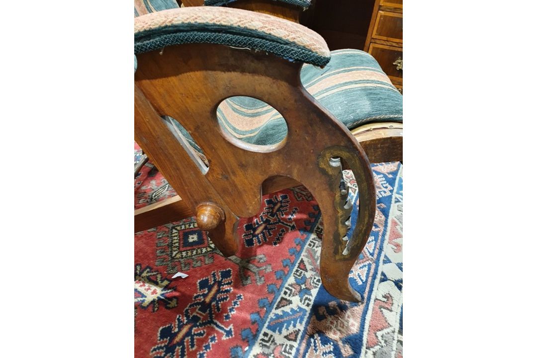 Anglo-Indian campaign chair in the manner of Herbert McNair (1868-1955) Condition ReportSurface - Image 12 of 23