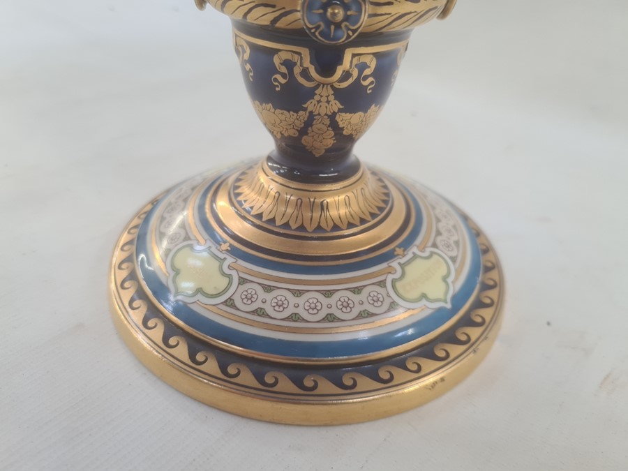 19th century Sevres porcelain presentation tazza or ‘Coupe Cybele’ for the Paris Exposition 1878, - Image 7 of 29