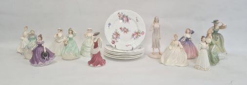 Ten Coalport china figures 'Gwen', 'Carla', 'Jennifer', 'Pamela', 'Emma Louise', 'Bonny Lass', '