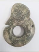 Chinese carved jade Hongshan style 