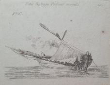 French school Pair small engravings  