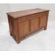 20th century oak coffer, rectangular top with moulded edge, three panels to the front, shaped - Image 1 of 24