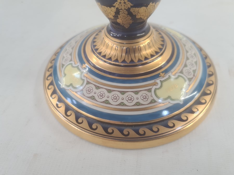 19th century Sevres porcelain presentation tazza or ‘Coupe Cybele’ for the Paris Exposition 1878, - Image 5 of 29