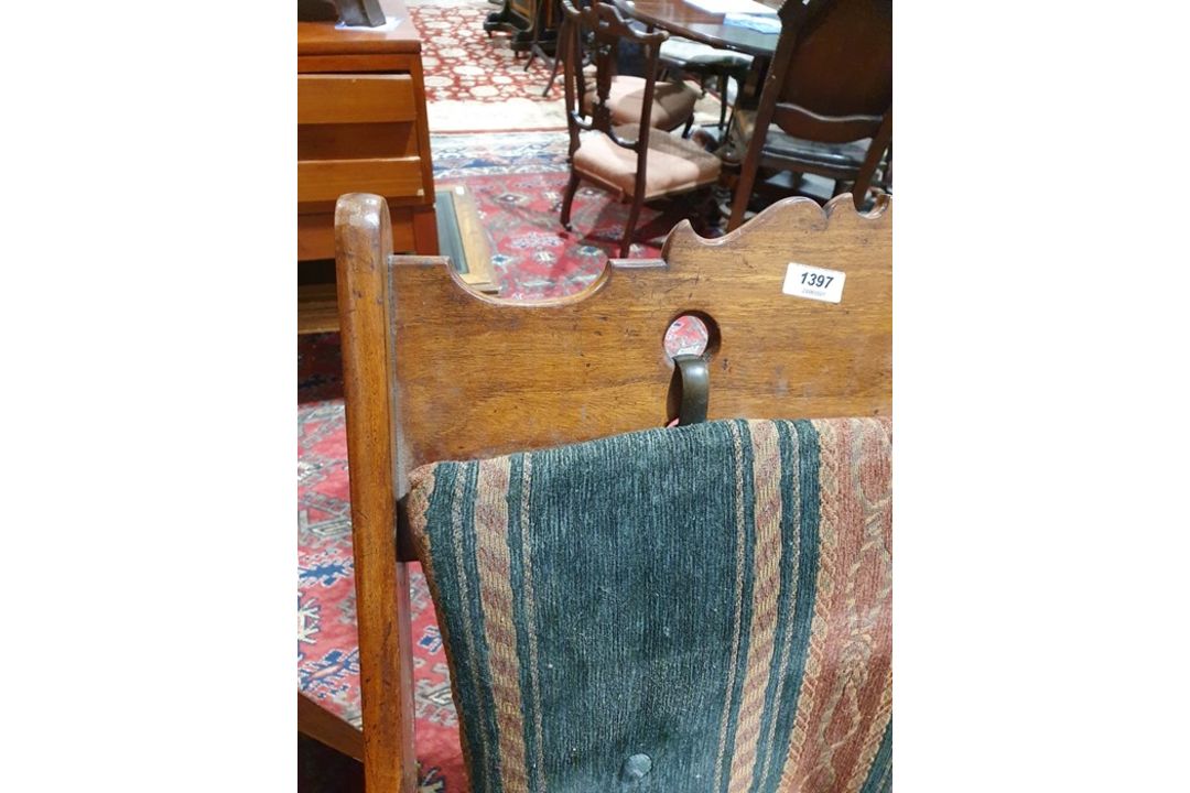 Anglo-Indian campaign chair in the manner of Herbert McNair (1868-1955) Condition ReportSurface - Image 3 of 23