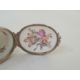 19th century French porcelain figural bonbonniere in Chelsea style modelled with cupid and a - Image 3 of 19