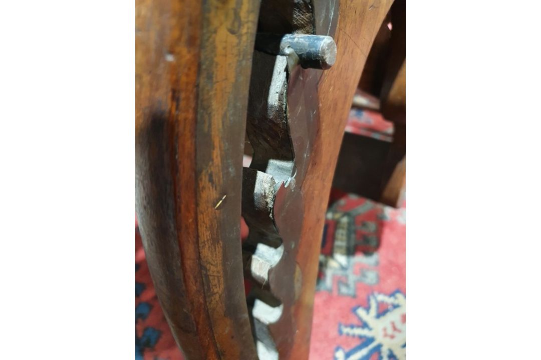 Anglo-Indian campaign chair in the manner of Herbert McNair (1868-1955) Condition ReportSurface - Image 15 of 23