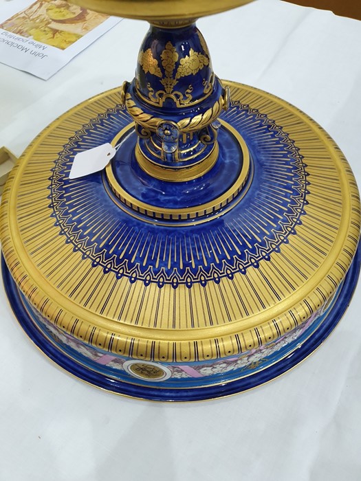 19th century Sevres porcelain presentation tazza or ‘Coupe Cybele’ for the Paris Exposition 1878, - Image 27 of 29