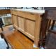 20th century oak coffer, rectangular top with moulded edge, three panels to the front, shaped - Image 24 of 24