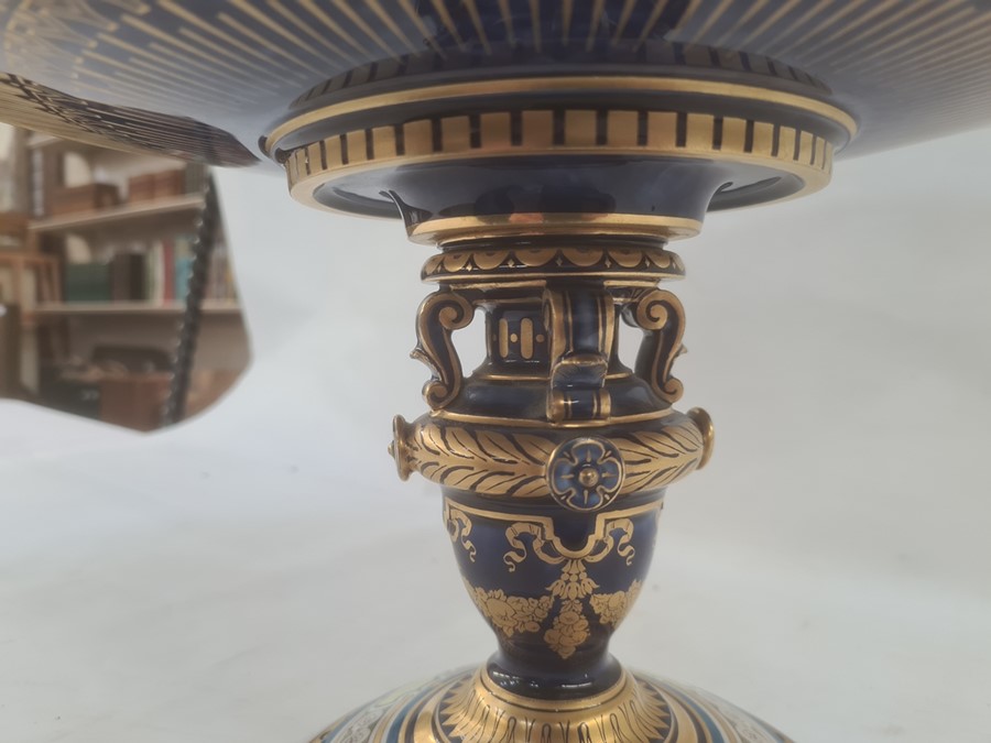 19th century Sevres porcelain presentation tazza or ‘Coupe Cybele’ for the Paris Exposition 1878, - Image 8 of 29