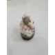 19th century French porcelain figural bonbonniere in Chelsea style modelled with cupid and a - Image 8 of 19