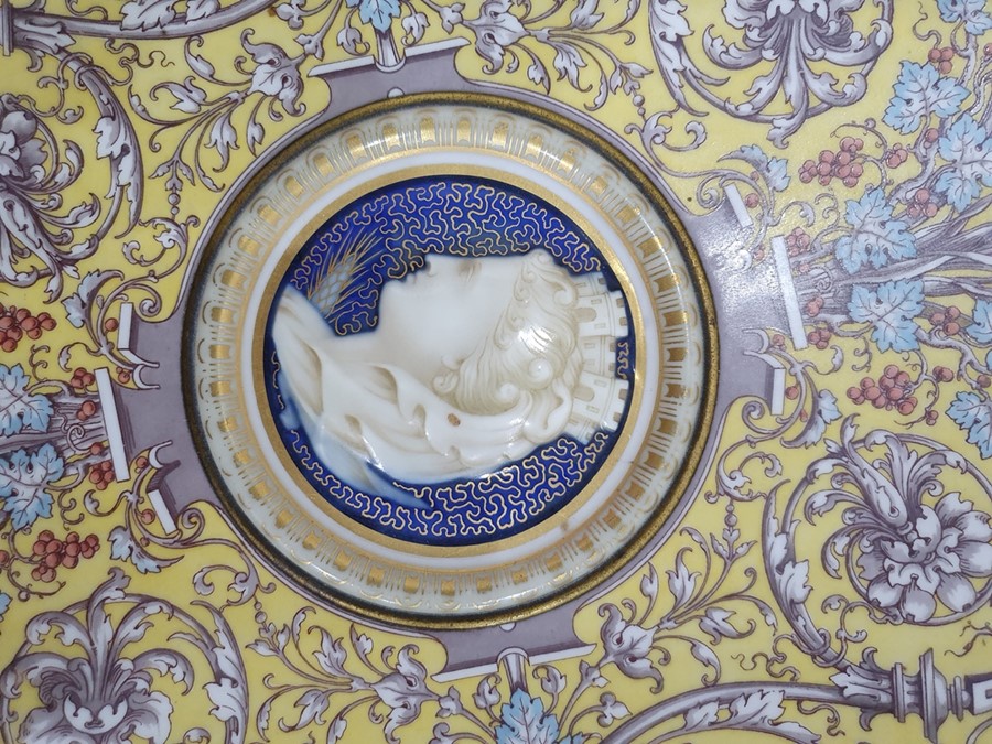 19th century Sevres porcelain presentation tazza or ‘Coupe Cybele’ for the Paris Exposition 1878, - Image 10 of 29