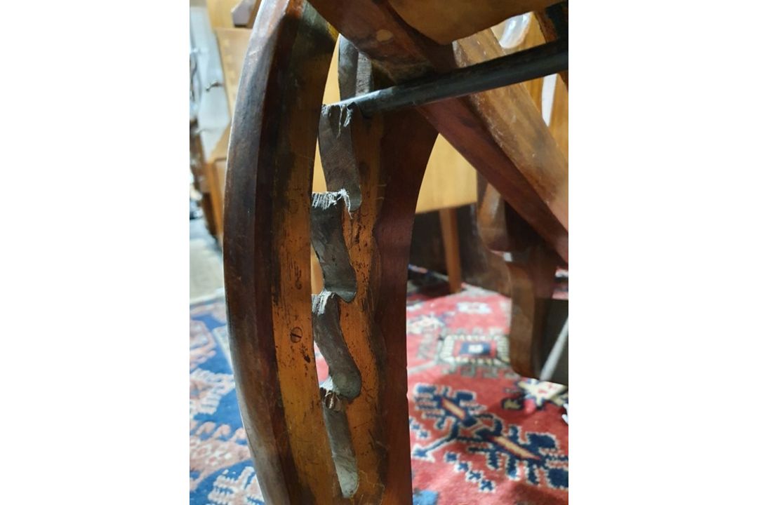 Anglo-Indian campaign chair in the manner of Herbert McNair (1868-1955) Condition ReportSurface - Image 17 of 23