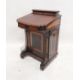 Partly ebonised burrwood 19th century Davenport desk with leather inset to the slope, 57cm x 90cm - Image 1 of 9