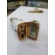 18th century French enamel etui of shaped form decorated with musicians in a garden setting, with - Image 22 of 25