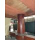 Late 19th/early 20th century large mahogany desk with leather inset top rectangular with rounded - Image 19 of 28