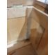 20th century oak coffer, rectangular top with moulded edge, three panels to the front, shaped - Image 17 of 24