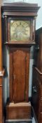 Mid 19th century eight-day longcase clock, the 12