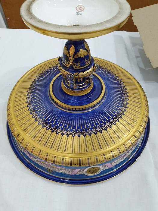 19th century Sevres porcelain presentation tazza or ‘Coupe Cybele’ for the Paris Exposition 1878, - Image 23 of 29