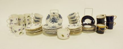 Hammersley & Co. part coffee set decorated with violets, assorted Wedgwood jasperware and various