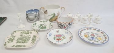 Royal Worcester Evesham pattern large two handled jar decorated with sweetcorn, a set of ten