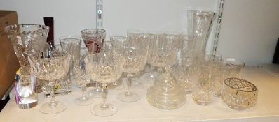 Glass witches balls, glass vases and other decorative glassware, ceramics and digital picture